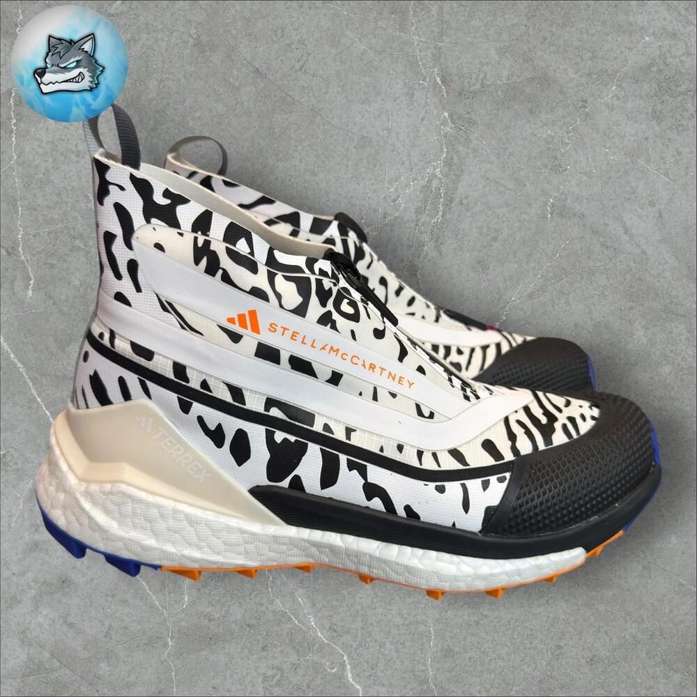 8.5 M/9.5W ADIDAS BY STELLA MCCARTNEY X TERREX FREE HIKER GORE-TEX SHOES, White. - Picture 2 of 6